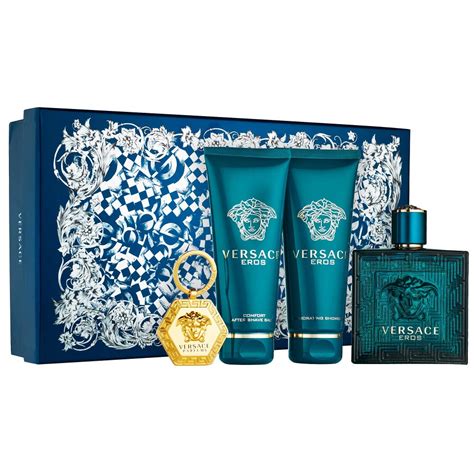 versace eros women's gift set|versace eros men gift set.